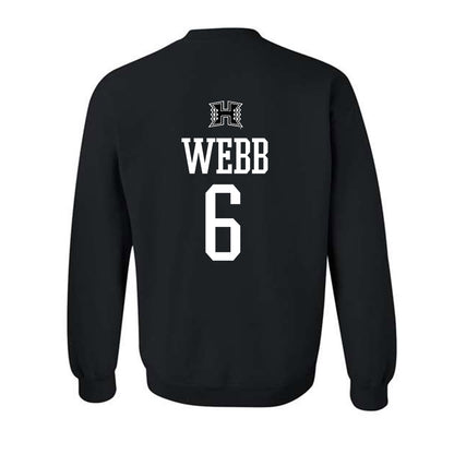 Hawaii - NCAA Women's Basketball : Kyra Webb - Classic Shersey Crewneck Sweatshirt-1