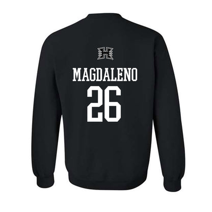 Hawaii - NCAA Baseball : Isaiah Magdaleno - Classic Shersey Crewneck Sweatshirt-1