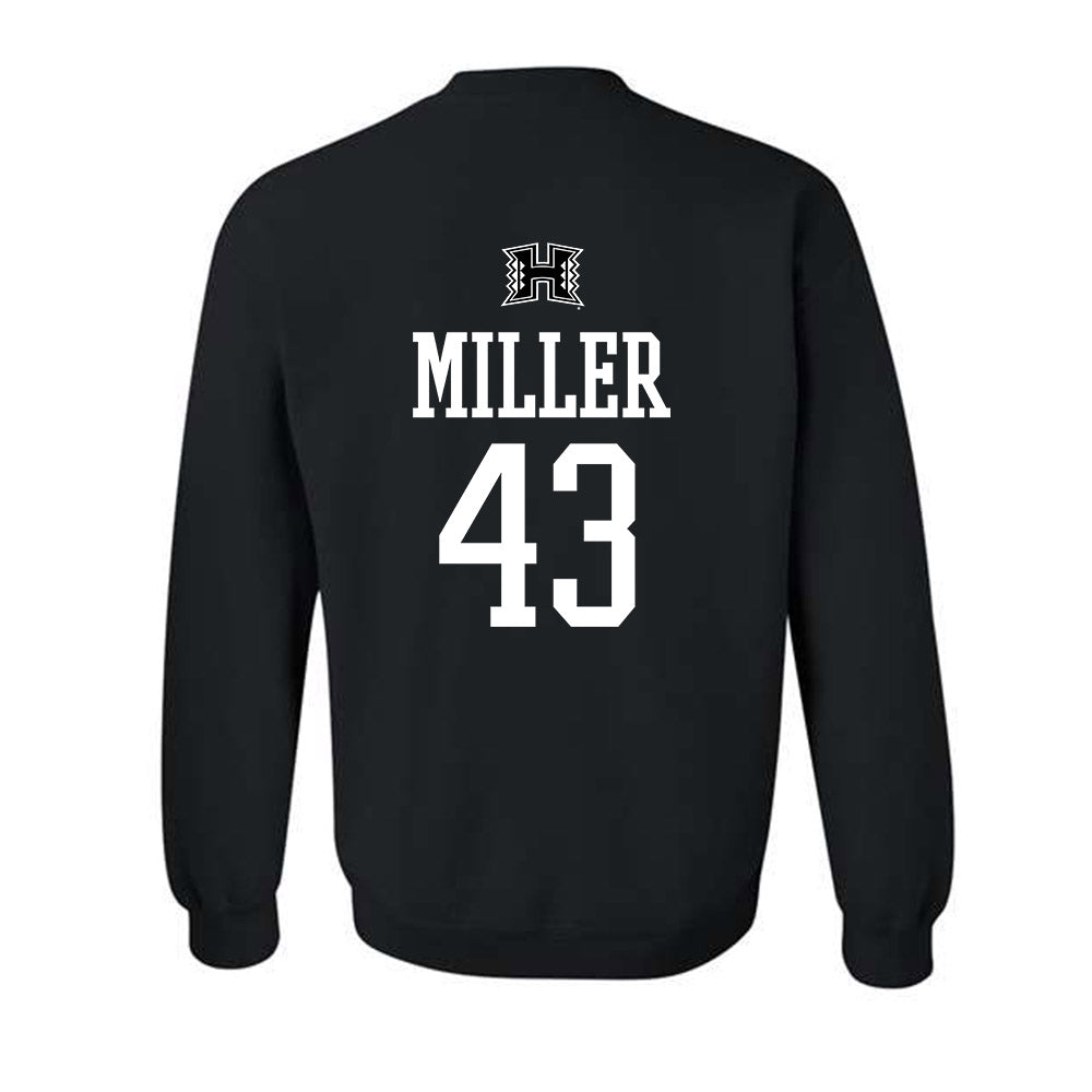 Hawaii - NCAA Football : Gannon Miller - Classic Shersey Crewneck Sweatshirt-1