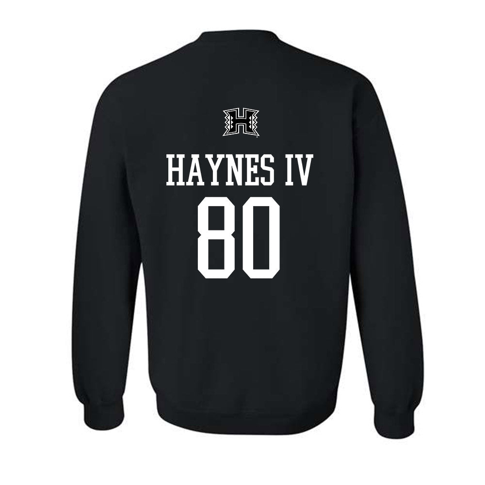 Hawaii - NCAA Football : Robert Haynes IV - Classic Shersey Crewneck Sweatshirt-1