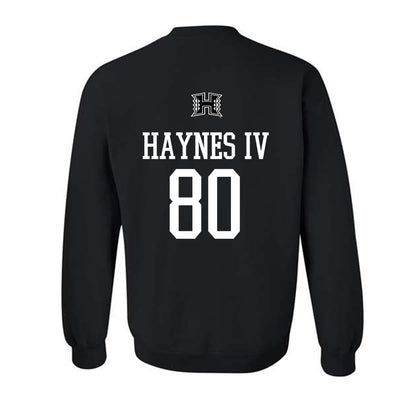 Hawaii - NCAA Football : Robert Haynes IV - Classic Shersey Crewneck Sweatshirt-1