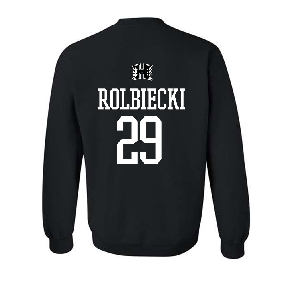 Hawaii - NCAA Baseball : Evan Rolbiecki - Classic Shersey Crewneck Sweatshirt-1