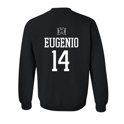 Hawaii - NCAA Football : Maika Eugenio - Classic Shersey Crewneck Sweatshirt-1