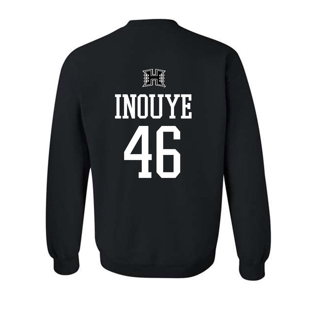 Hawaii - NCAA Baseball : Ryan Inouye - Classic Shersey Crewneck Sweatshirt-1