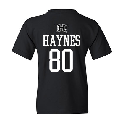 Hawaii - NCAA Football : Robert Haynes - Classic Shersey Youth T-Shirt-1