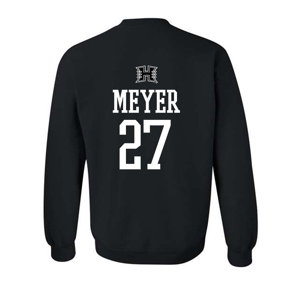 Hawaii - NCAA Football : Makanale'a Meyer - Classic Shersey Crewneck Sweatshirt-1