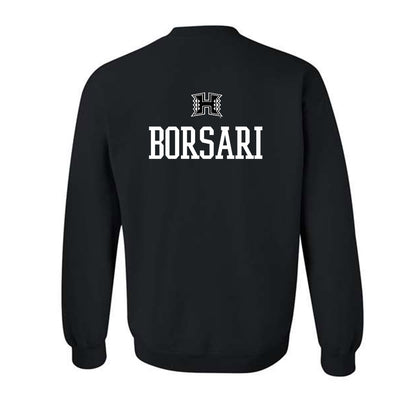 Hawaii - NCAA Football : Hudson Borsari - Classic Shersey Crewneck Sweatshirt-1