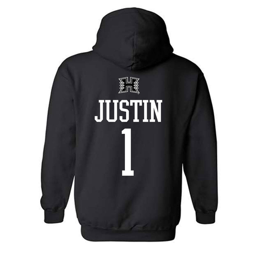 Hawaii - NCAA Women's Soccer : Kennedy Justin - Classic Shersey Hooded Sweatshirt-1