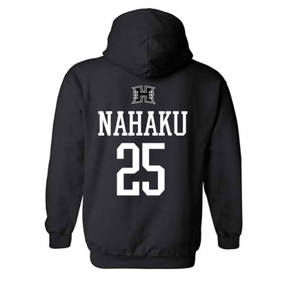 Hawaii - NCAA Baseball : Kamana Nahaku - Classic Shersey Hooded Sweatshirt-1