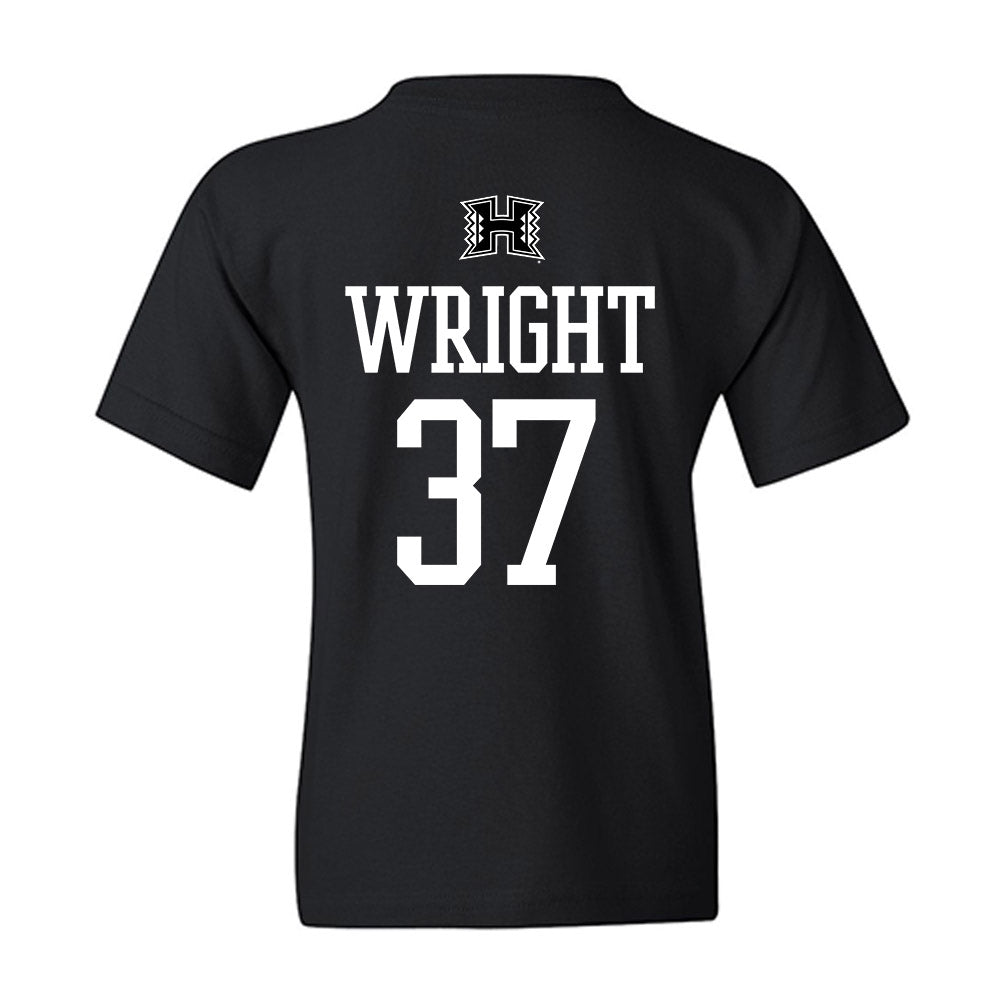 Hawaii - NCAA Baseball : Gabe Wright - Classic Shersey Youth T-Shirt-1