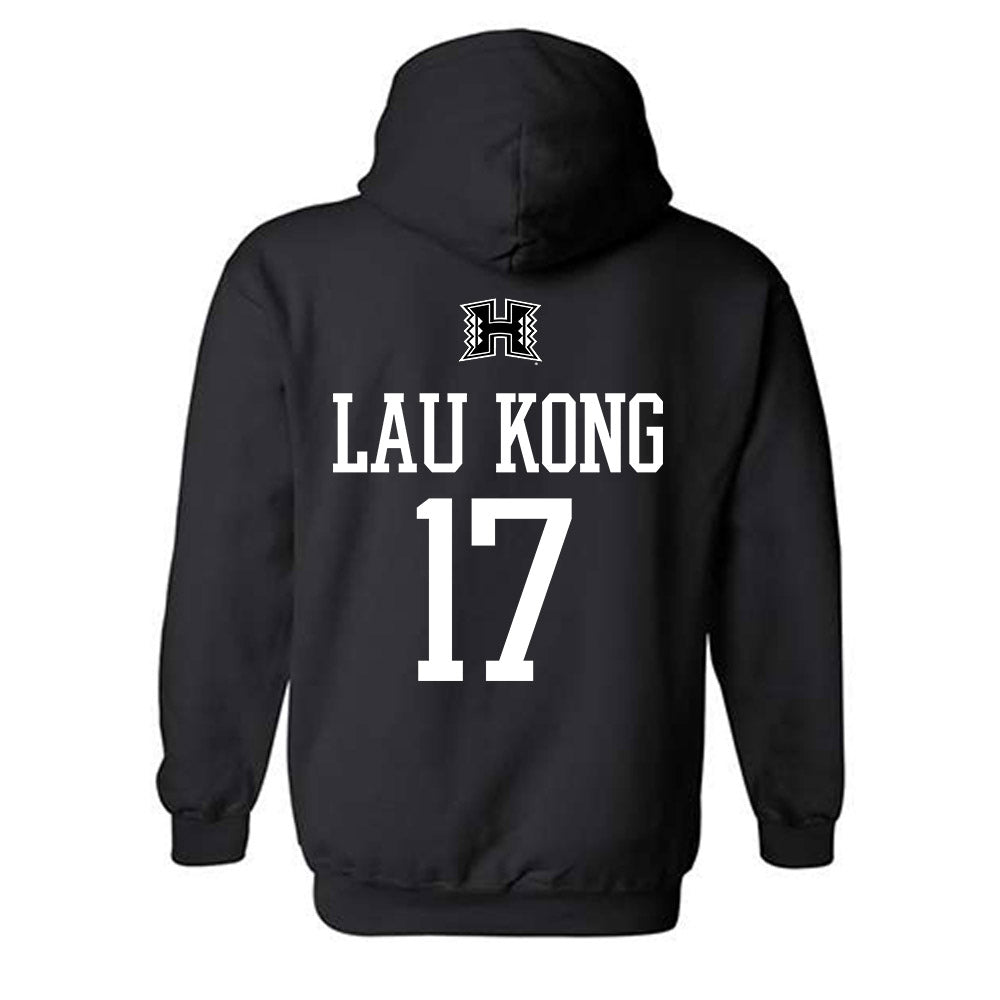 Hawaii - NCAA Baseball : Mana Lau Kong - Classic Shersey Hooded Sweatshirt-1