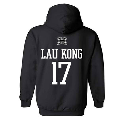 Hawaii - NCAA Baseball : Mana Lau Kong - Classic Shersey Hooded Sweatshirt-1