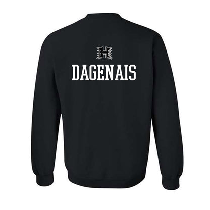 Hawaii - NCAA Men's Swimming & Diving : Victor Dagenais - Classic Shersey Crewneck Sweatshirt-1