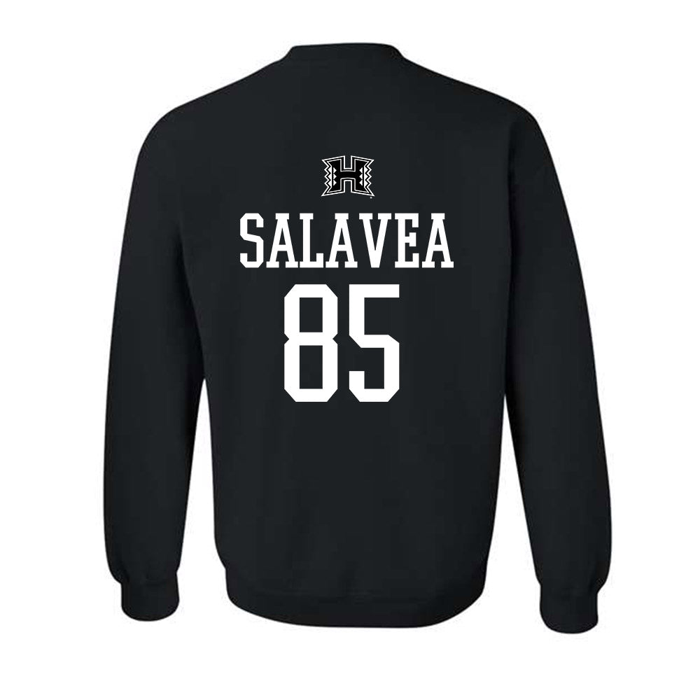 Hawaii - NCAA Football : Oakie Salavea - Classic Shersey Crewneck Sweatshirt-1