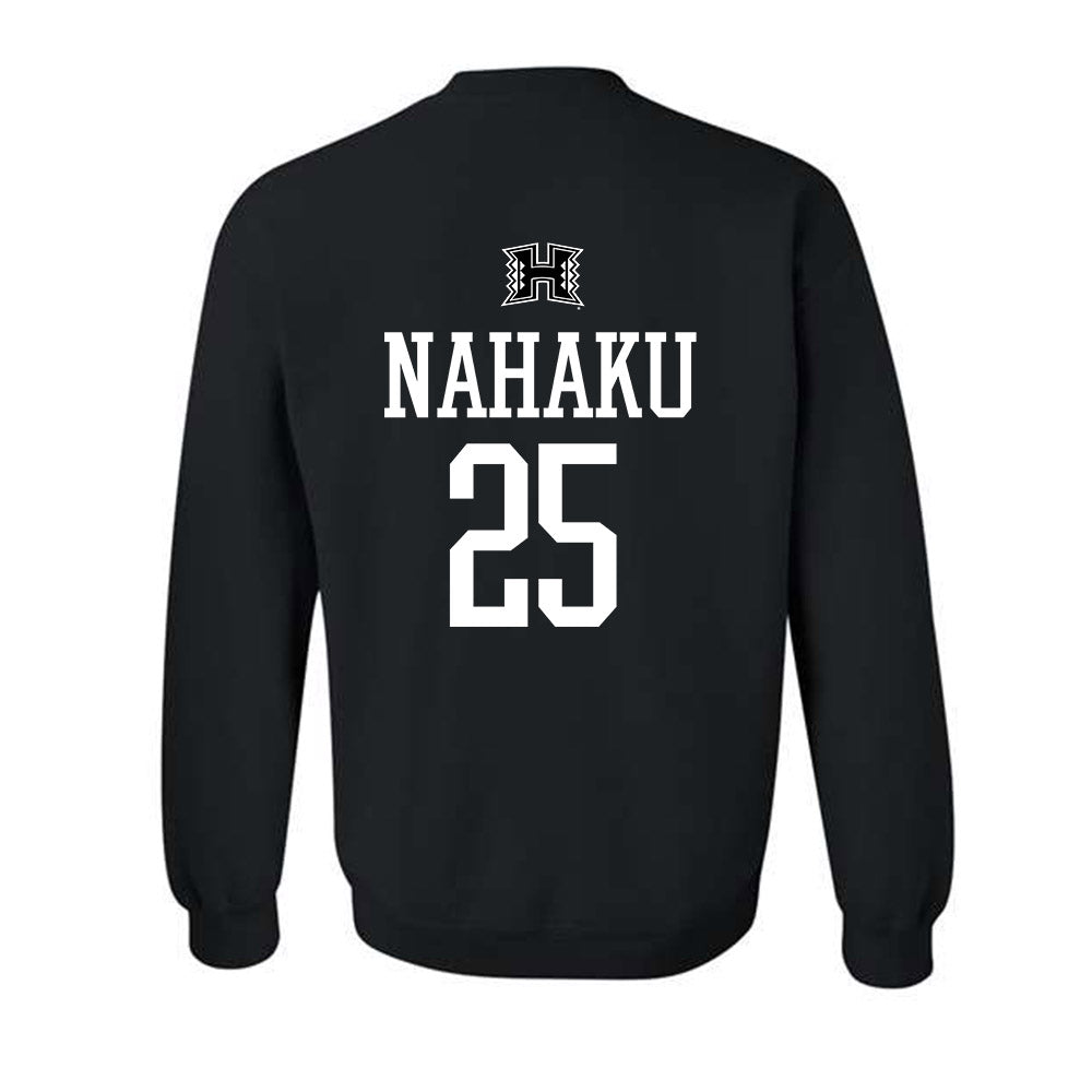 Hawaii - NCAA Baseball : Kamana Nahaku - Classic Shersey Crewneck Sweatshirt-1