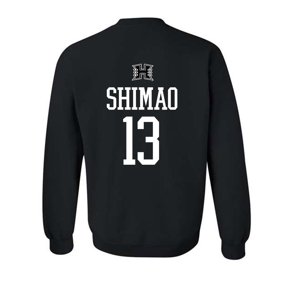 Hawaii - NCAA Baseball : Tate Shimao - Classic Shersey Crewneck Sweatshirt-1