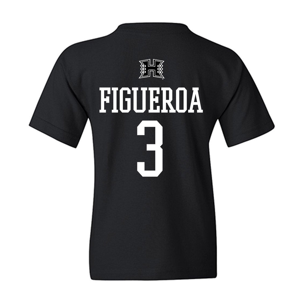 Hawaii - NCAA Football : Joenel Figueroa - Classic Shersey Youth T-Shirt-1