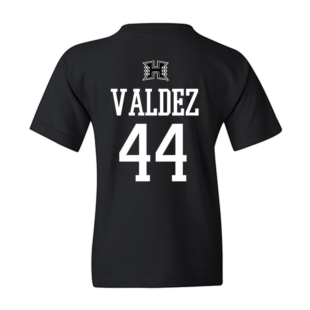 Hawaii - NCAA Baseball : Derek Valdez - Classic Shersey Youth T-Shirt-1