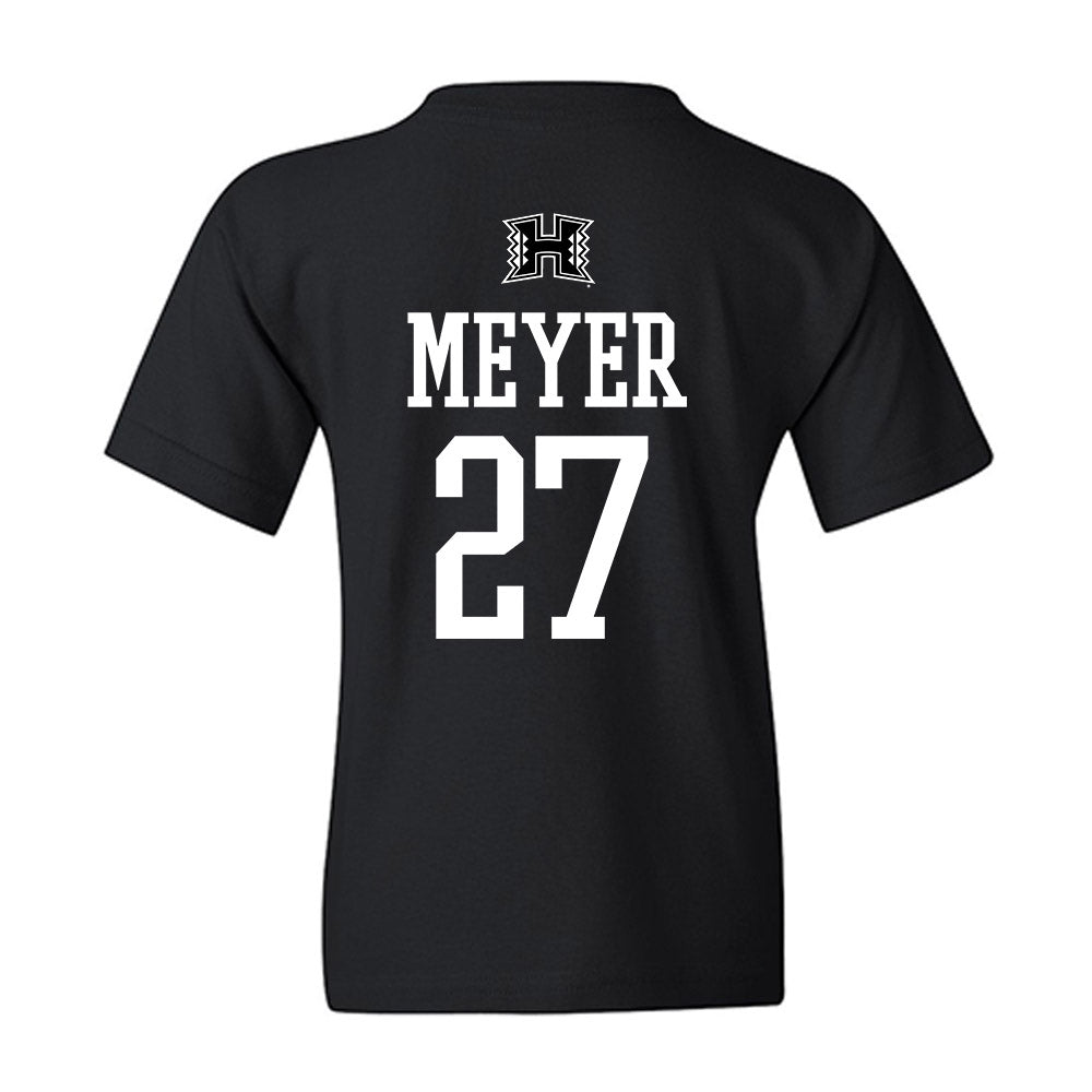 Hawaii - NCAA Football : Makanale'a Meyer - Classic Shersey Youth T-Shirt-1
