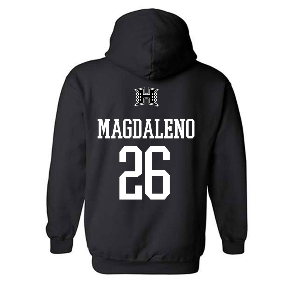 Hawaii - NCAA Baseball : Isaiah Magdaleno - Classic Shersey Hooded Sweatshirt-1