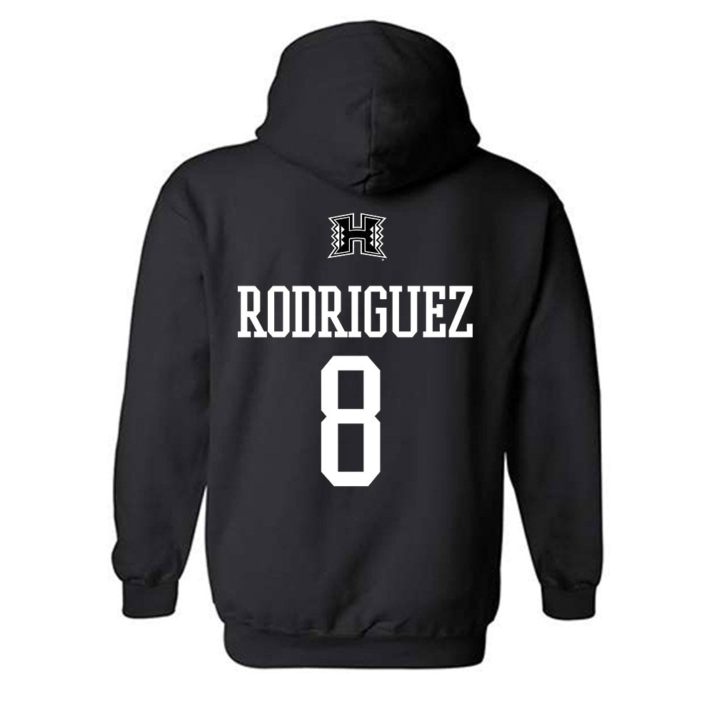 Hawaii - NCAA Baseball : Noah Rodriguez - Classic Shersey Hooded Sweatshirt-1
