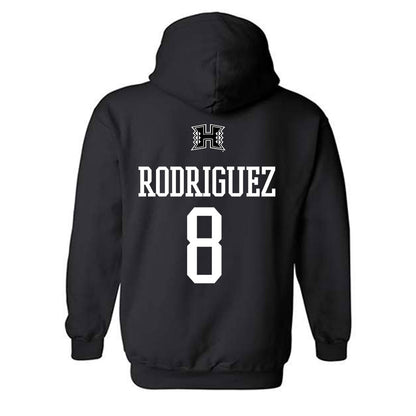 Hawaii - NCAA Baseball : Noah Rodriguez - Classic Shersey Hooded Sweatshirt-1
