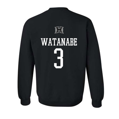 Hawaii - NCAA Baseball : Kody Watanabe - Classic Shersey Crewneck Sweatshirt-1