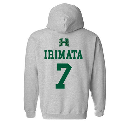 Hawaii - NCAA Softball : Taryn Irimata - Classic Shersey Hooded Sweatshirt-1