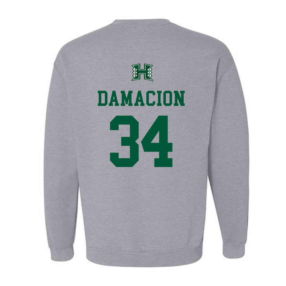Hawaii - NCAA Women's Soccer : Nalani Damacion - Classic Shersey Crewneck Sweatshirt-1