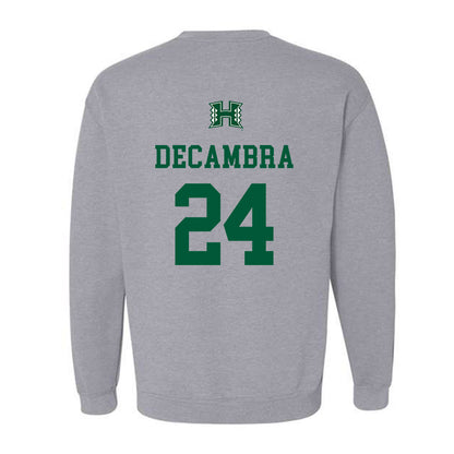 Hawaii - NCAA Football : Kodi DeCambra - Classic Shersey Crewneck Sweatshirt-1