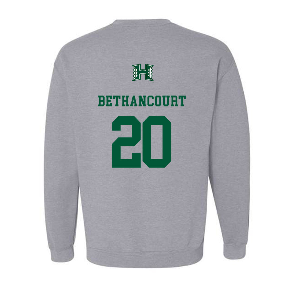 Hawaii - NCAA Baseball : Tino Bethancourt - Classic Shersey Crewneck Sweatshirt-1