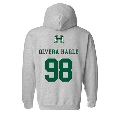 Hawaii - NCAA Football : Sean Olvera-Harle - Classic Shersey Hooded Sweatshirt-1