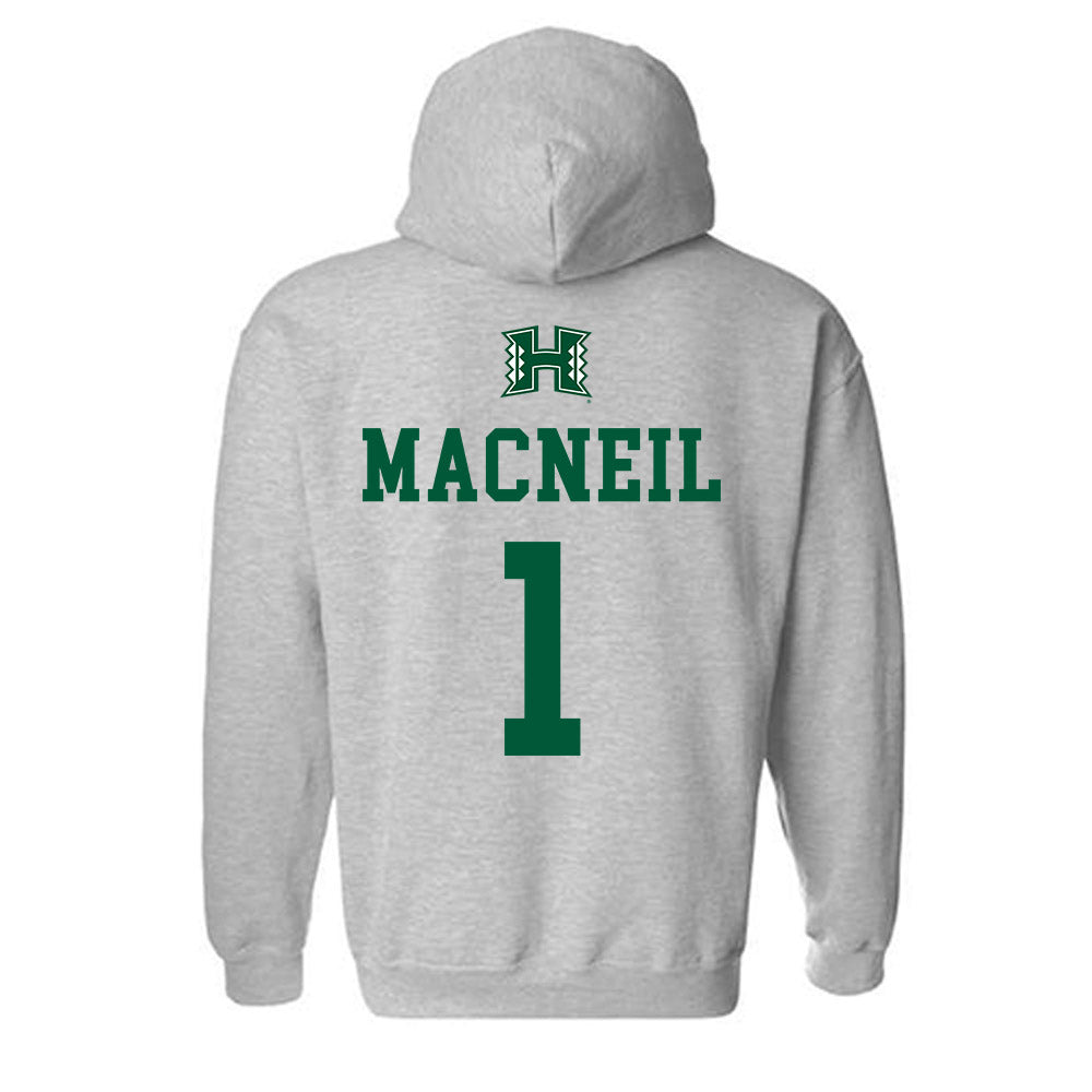 Hawaii - NCAA Softball : Maryn Macneil - Classic Shersey Hooded Sweatshirt-1