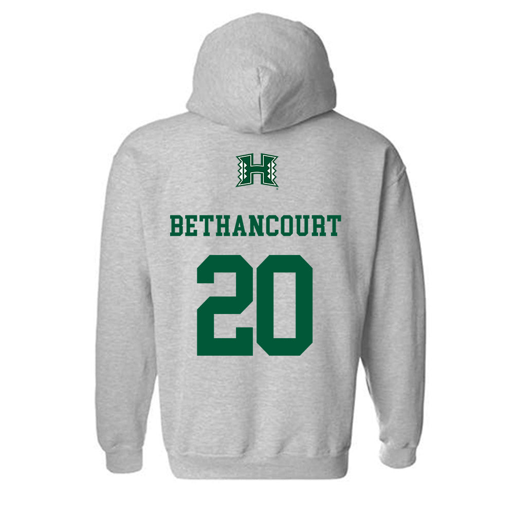 Hawaii - NCAA Baseball : Tino Bethancourt - Classic Shersey Hooded Sweatshirt-1