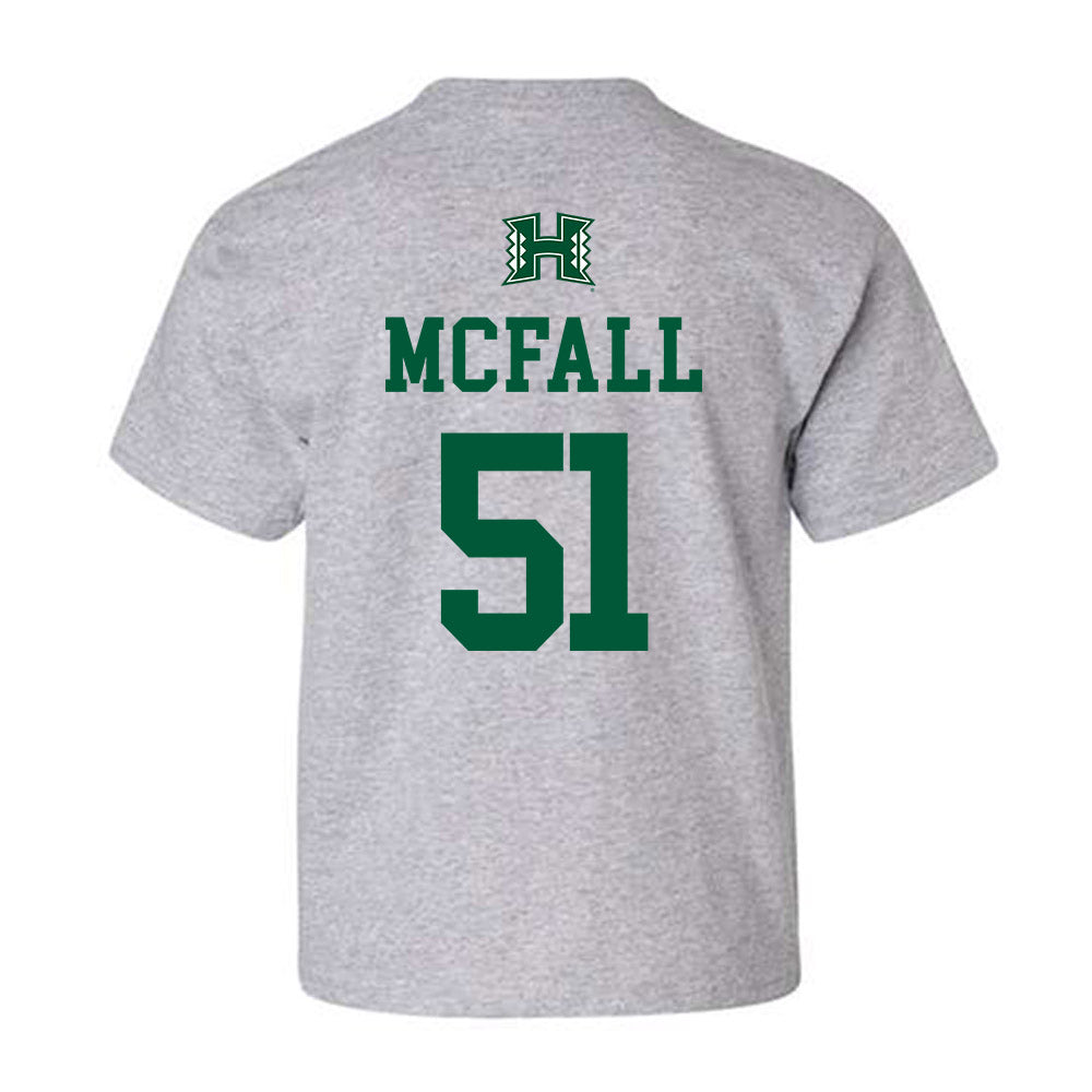 Hawaii - NCAA Football : Eric Mcfall - Classic Shersey Youth T-Shirt-1