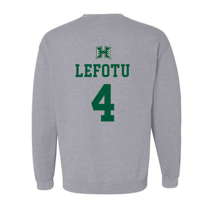 Hawaii - NCAA Women's Basketball : Jovi Lefotu - Classic Shersey Crewneck Sweatshirt-1