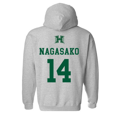 Hawaii - NCAA Softball : Bailey Nagasako - Classic Shersey Hooded Sweatshirt-1