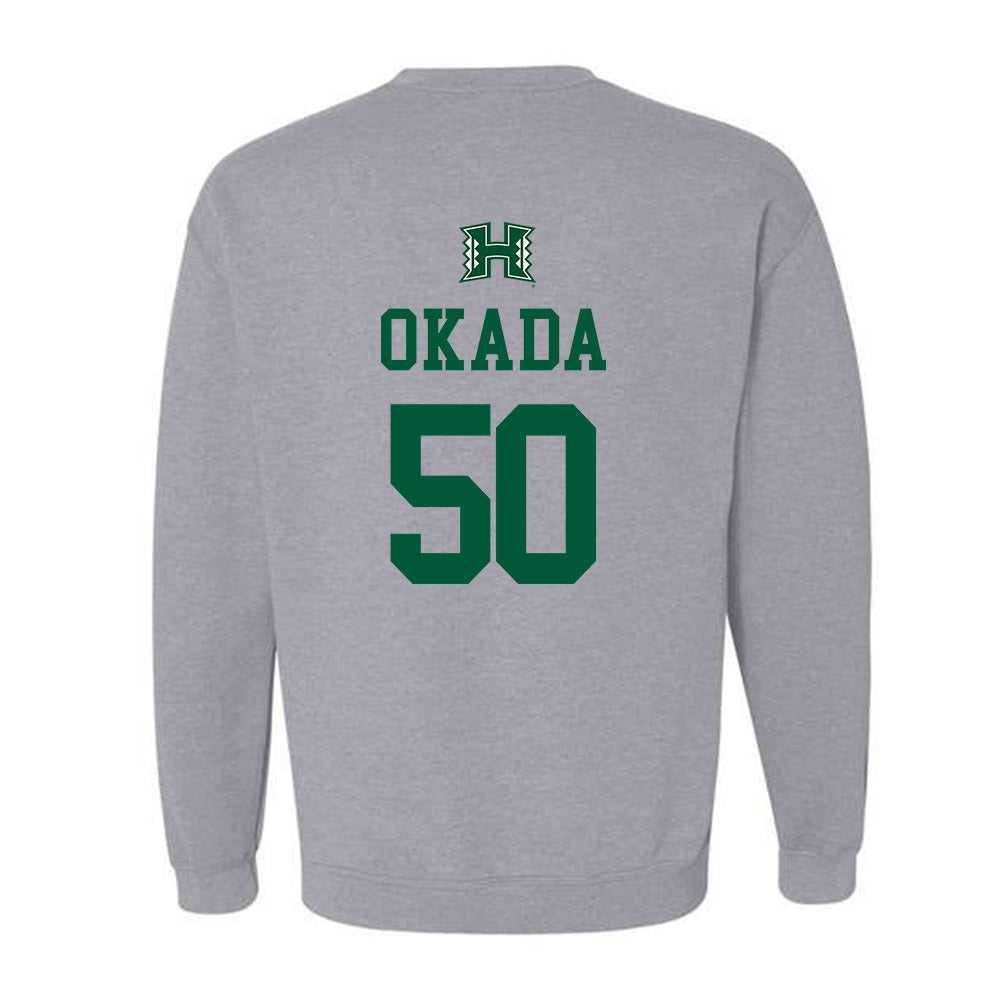 Hawaii - NCAA Baseball : Caleb Okada - Classic Shersey Crewneck Sweatshirt-1
