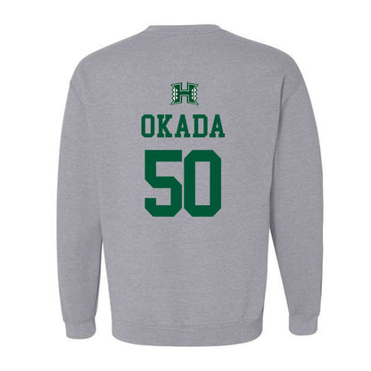 Hawaii - NCAA Baseball : Caleb Okada - Classic Shersey Crewneck Sweatshirt-1