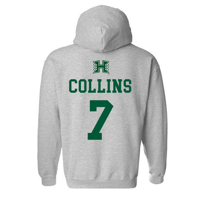 Hawaii - NCAA Women's Basketball : Ella Collins - Classic Shersey Hooded Sweatshirt-1