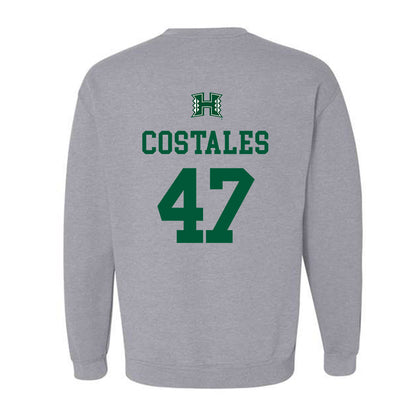 Hawaii - NCAA Football : Kingston Costales - Classic Shersey Crewneck Sweatshirt-1