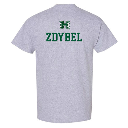 Hawaii - NCAA Men's Swimming & Diving : Adam Zdybel - Classic Shersey T-Shirt-1