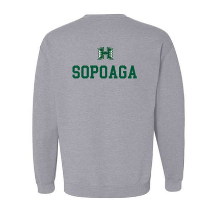 Hawaii - NCAA Women's Track & Field : Valo Sopoaga - Classic Shersey Crewneck Sweatshirt-1