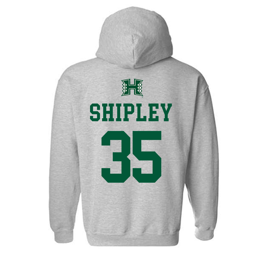 Hawaii - NCAA Baseball : Josiah Shipley - Classic Shersey Hooded Sweatshirt-1