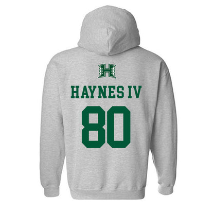 Hawaii - NCAA Football : Robert Haynes IV - Classic Shersey Hooded Sweatshirt-1