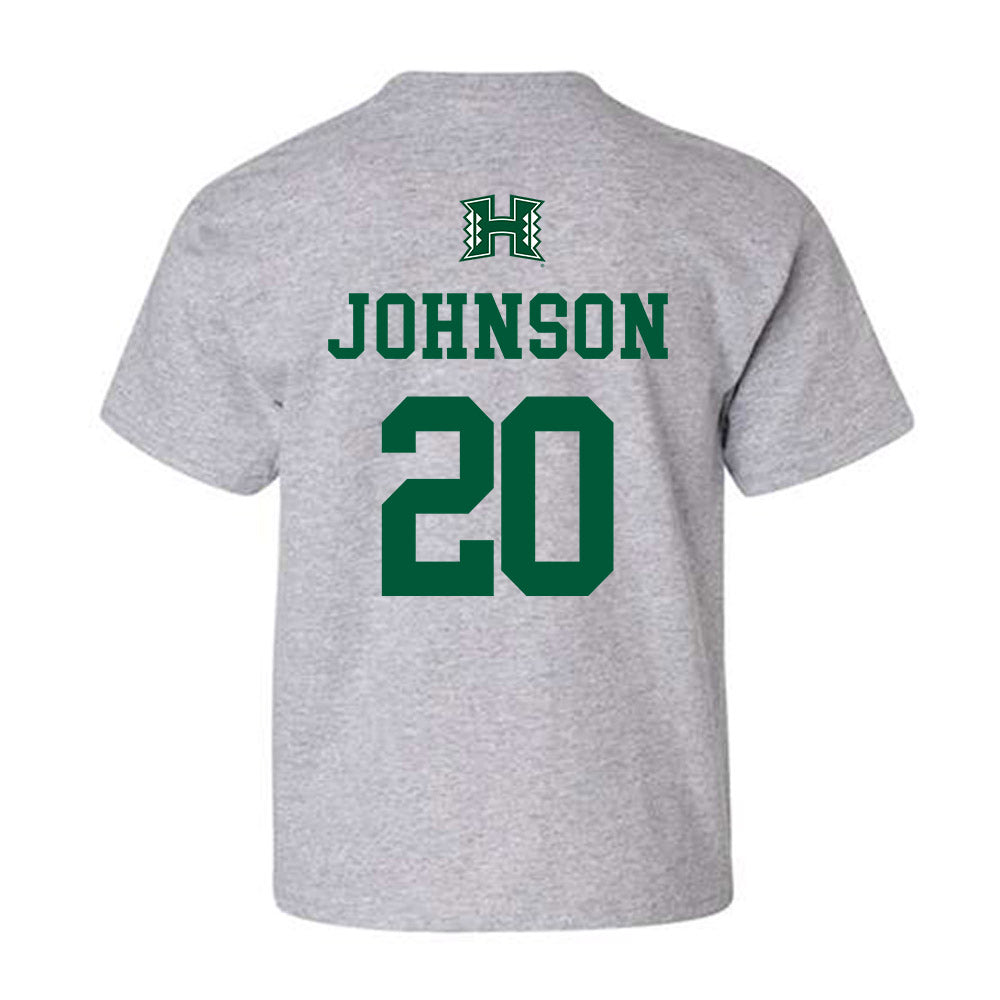 Hawaii - NCAA Men's Basketball : Isaac Johnson - Classic Shersey Youth T-Shirt-1