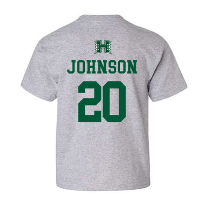 Hawaii - NCAA Men's Basketball : Isaac Johnson - Classic Shersey Youth T-Shirt-1
