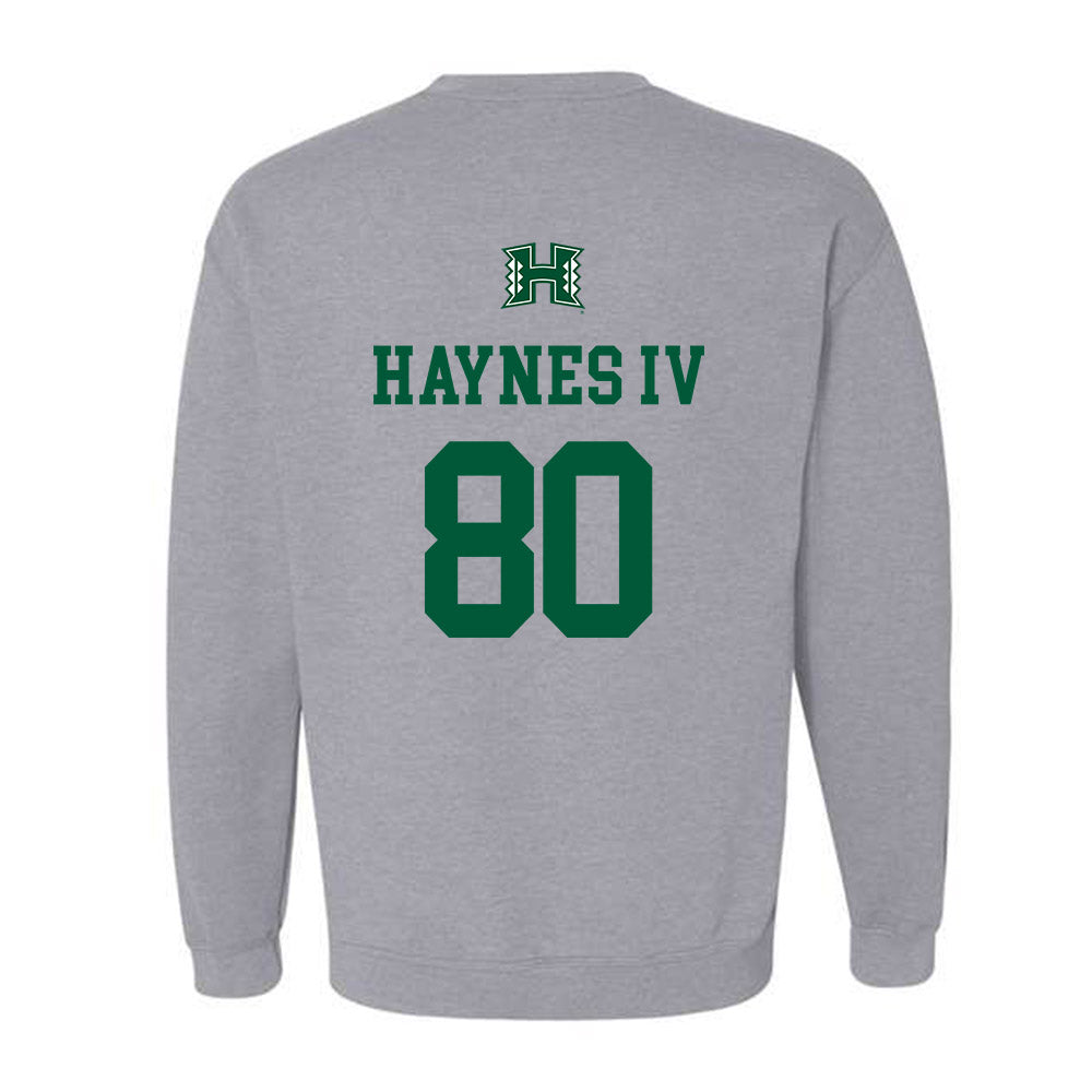 Hawaii - NCAA Football : Robert Haynes IV - Classic Shersey Crewneck Sweatshirt-1