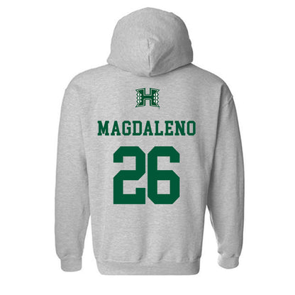 Hawaii - NCAA Baseball : Isaiah Magdaleno - Classic Shersey Hooded Sweatshirt-1
