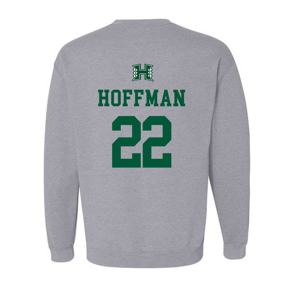 Hawaii - NCAA Baseball : Christian Hoffman - Classic Shersey Crewneck Sweatshirt-1